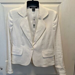 Ellen Tracy Women's Cream Blazer